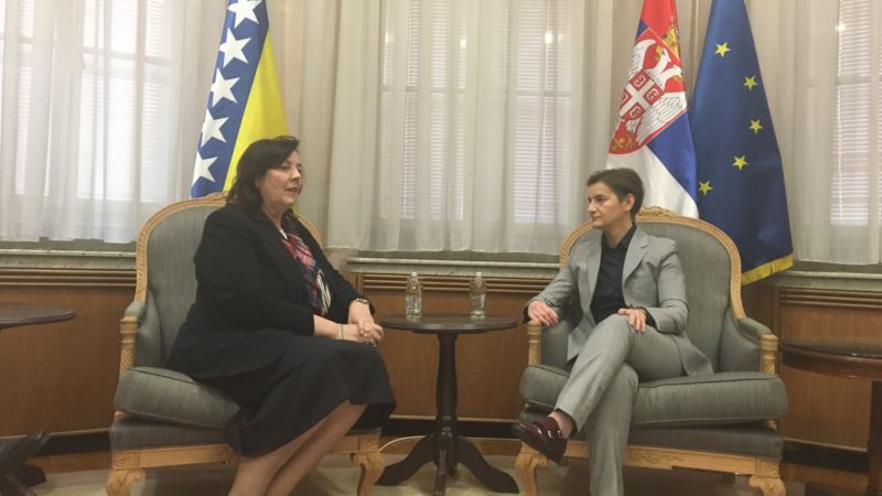 Brnabić i bh. ambasadorka Smajić: Članstvo u EU prioritetni cilj