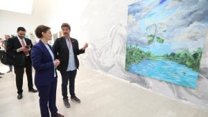 Brnabić obišla paviljon Srbije na Bijenalu savremene umetnosti u Veneciji