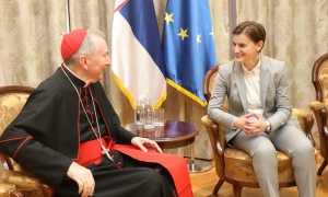 Brnabić s Parolinom o odnosima i saradnji Srbije i Vatikana