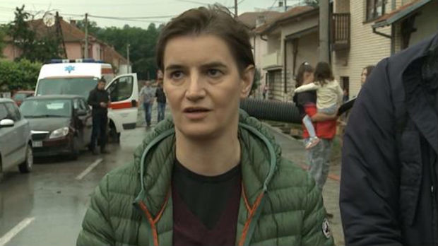 Brnabićeva o poplavama u Kosjeriću: Država sve uradila da se ovo ne desi