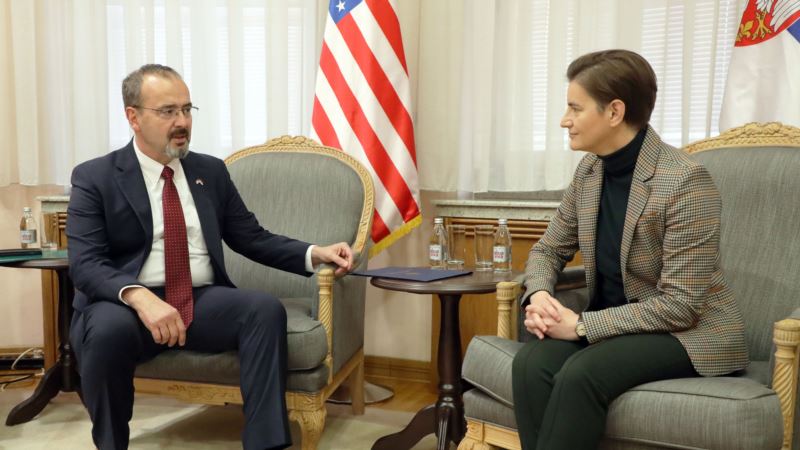 Brnbić na sastanku sa ambasadorom Godfrijem: Srbija ceni podršku SAD-a