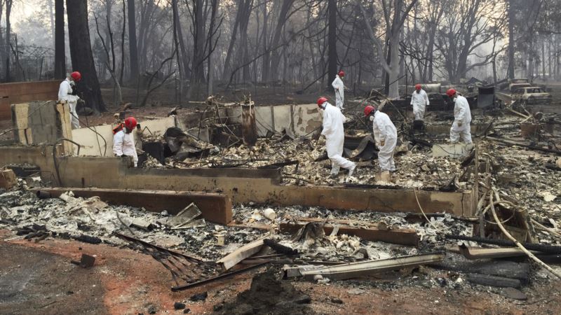 Broj žrtava požara u Kaliforniji porastao na 63, nestala 631 osoba 