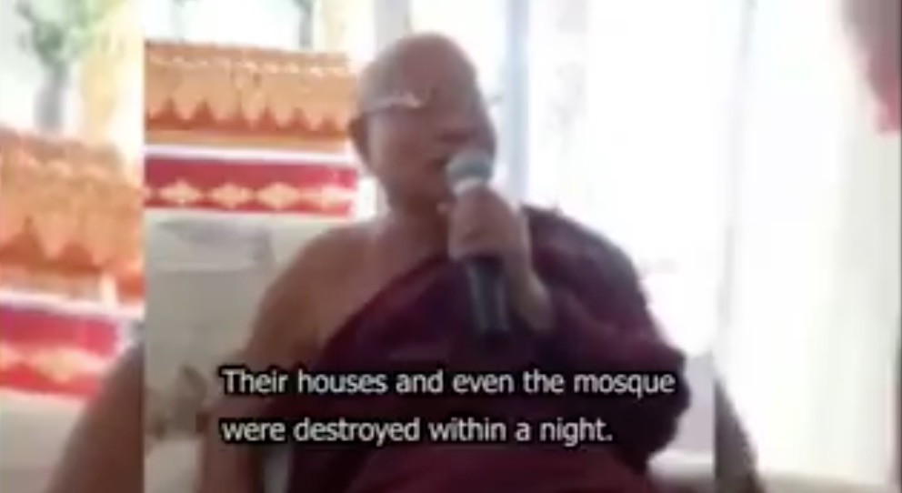 Budistički monah se hvali: Uništili smo domove muslimana i njihove džamije /VIDEO/
