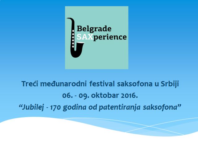 Budite volonter na festivalu Belgrade Saxperience!