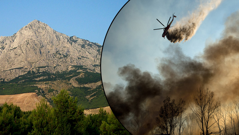 CROATIAN MOUNTAIN BURNS: Fire is spreading quickly, wind carries the flames, impossible to stop it! (PHOTO)