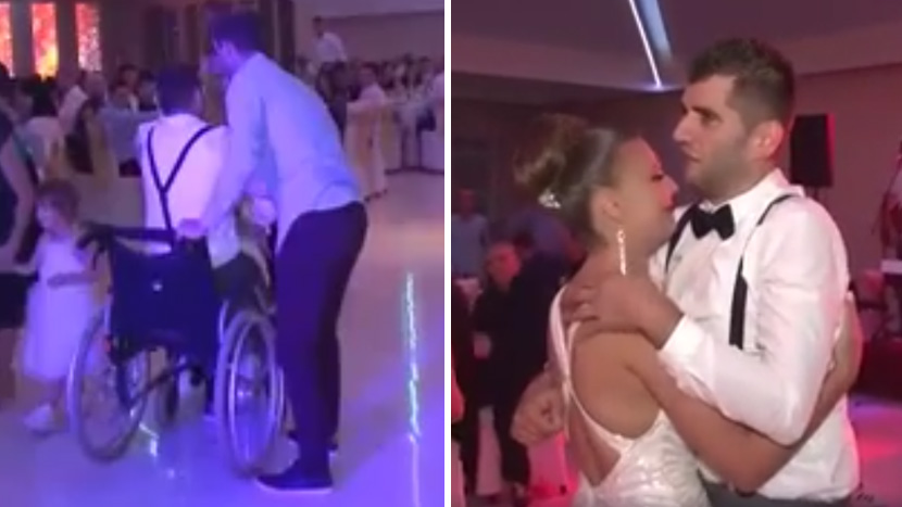 ČUDO: Nikola ustao iz invalidskih kolica i zaplesao na svadbi svoje sestre (VIDEO)