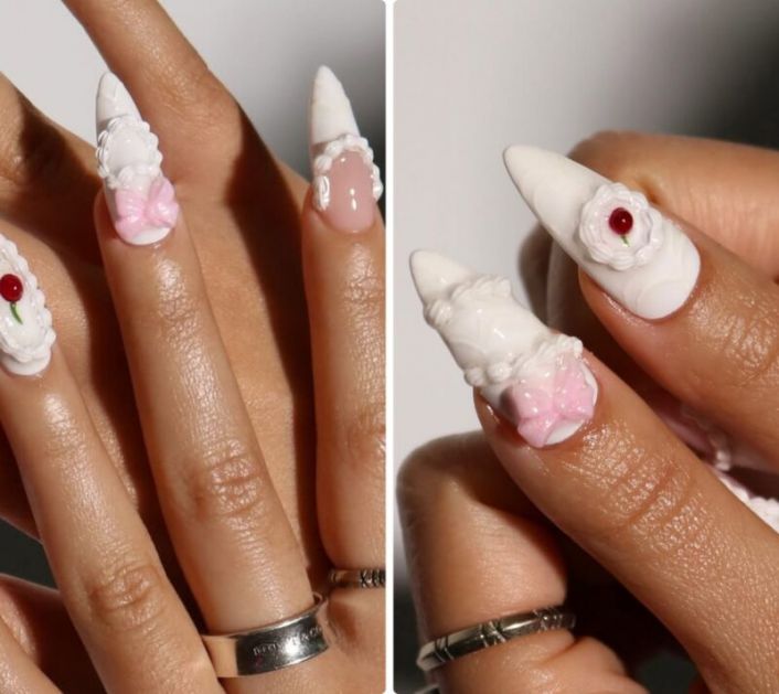 Cake nails: Novi manikir-trend izgleda kao minijaturna torta (i ne možemo da mu odolimo)