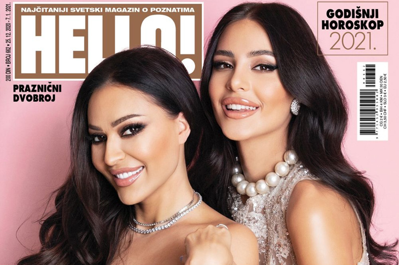 Ceca i Anastasija Ražnatović na prazničnoj naslovnici magazina Hello!