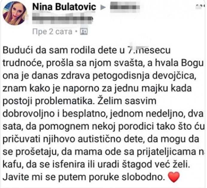 Cela Srbija aplaudira jednoj Novosađanki, a njen status ne prestaje da se širi internetom