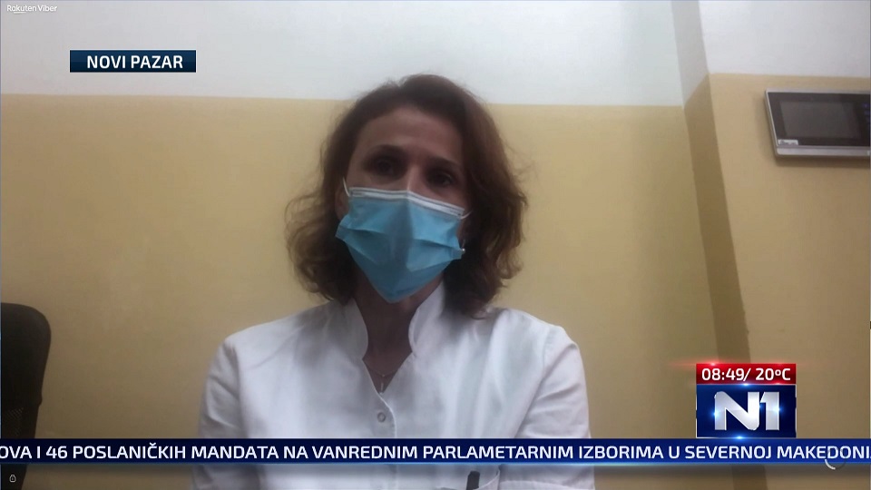 Ćeranić: Situacija bolja, porast broja pacijenata iz Sjenice