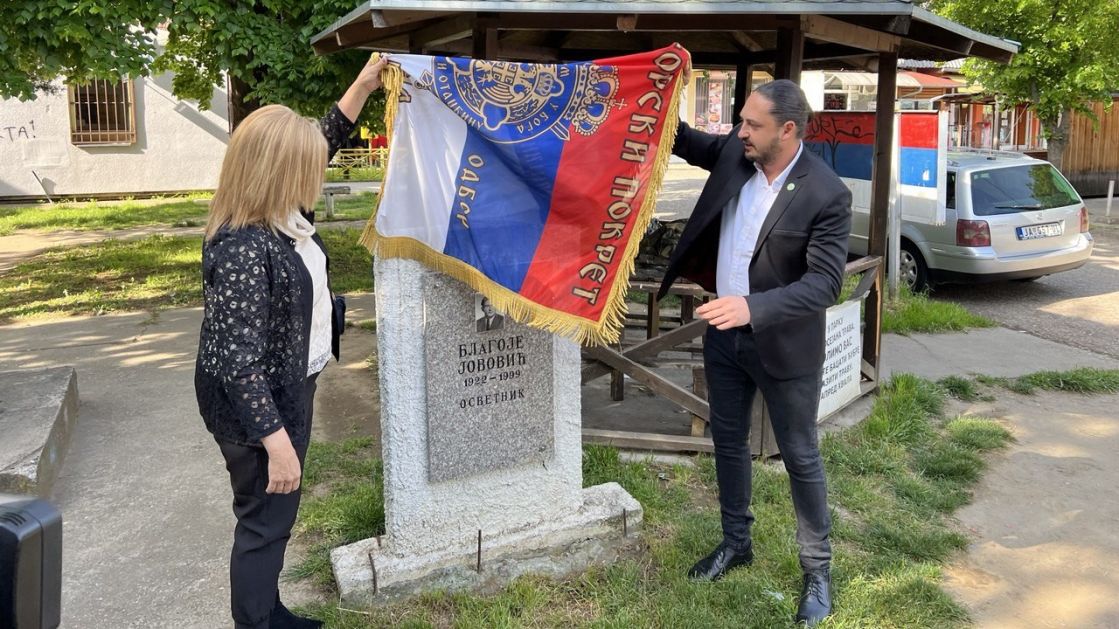 Ćerka heroja Blagoja Jovovića, Marija Jovović, otkrila spomenik svom ocu u Jagodini