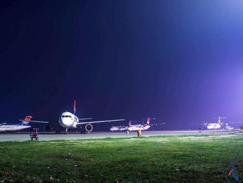 Četiri aviona prinudno sletela u Niš zbog lošeg vremena u Beogradu