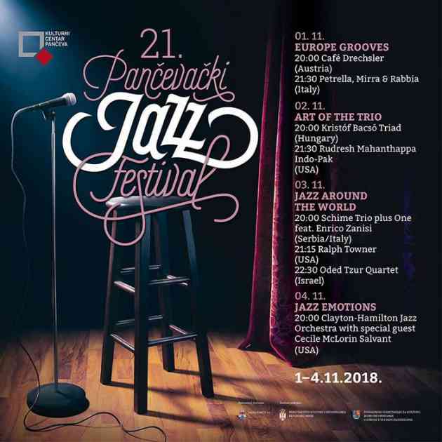Četiri dana festivala, osam sastava sa domaće, evropske i svetske džez scene u Pančevu