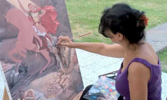 Čitajte u Vestima digital: Srpska umetnica u Parizu oslikava ikone