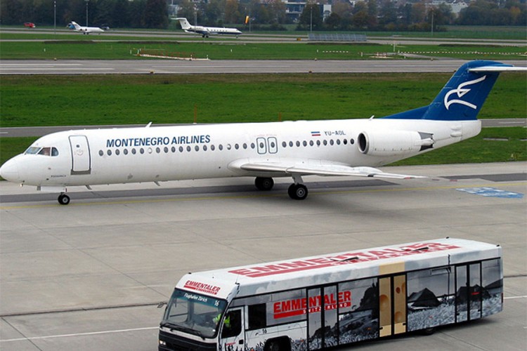 Crna Gora: Nacionalni avio-prevoznik u gubitku 90 miliona evra
