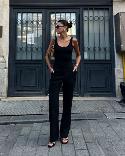 Crno leti? Apsolutno da! Evo kako da nosite all black outfite i tokom najtoplijih dana