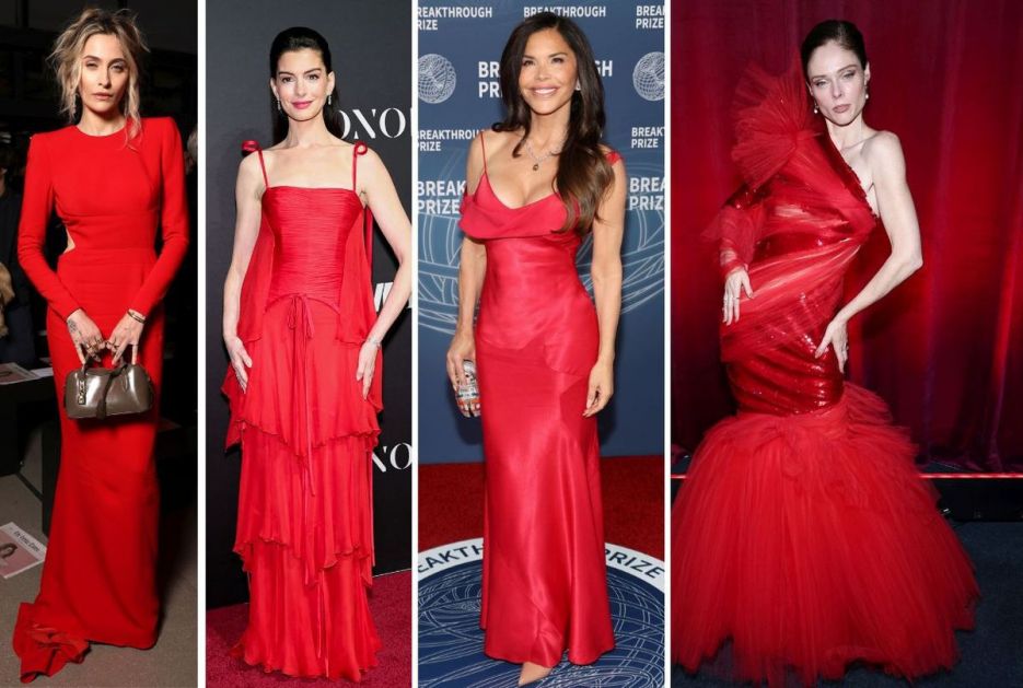 Crvena vlada 2026: Poznate dame blistaju u vatrenim haljinama
