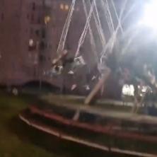 DEČJI VRISAK I NAGLO KOČENJE Tragedija u Lazarevcu izbegnuta za dlaku, vlasnik luna-parka otkriva šta se desilo s ringišpilom (VIDEO)