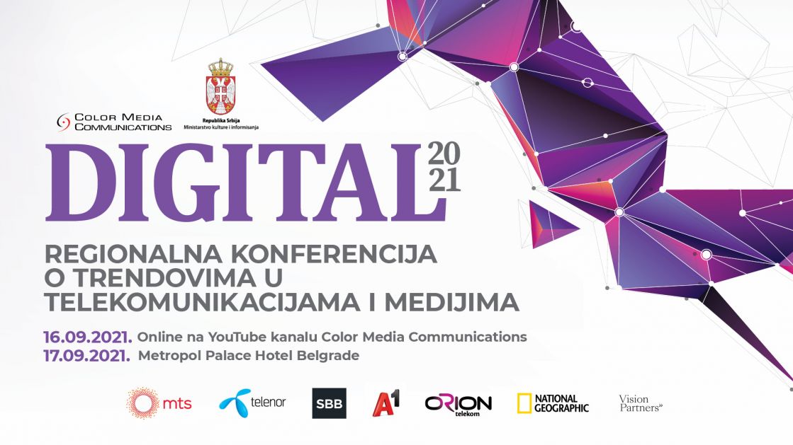 #DIGITAL2021 – Najveća digitalna konferencija u regionu 16. i 17. septembra