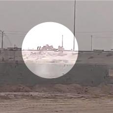 DIREKTAN POGODAK! Irački pokret Osovina otpora uništava američki kamion i tenk na njemu (VIDEO)
