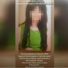 DOBRA VEST: Pronađena tinejdžerka (18) koja je nestala u Zemunu