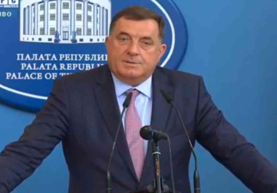 DODIK: Istrajaćemo da premijer Republike Srpske bude iz SNSD (VIDEO)