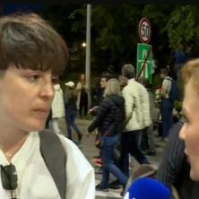 DOŠLA IZ ZAGREBA DA BLOKIRA SRBIJU: Hrvatska poslanica pokazala pravo lice protesta (VIDEO)