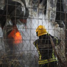DRAMA KOD PANČEVCA! Izbio veliki požar ispod konstrukcije mosta, izgorele barake, deset vatrogasnih ekipa u akciji GAŠENJA 