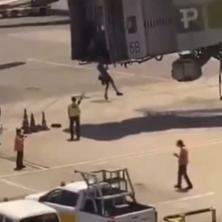 DRAMA NA AERODROMU: Sin i otac skočili sa tri metra visine, imali sumanutu ideju, sprečeni u ZADNJI ČAS! (VIDEO)