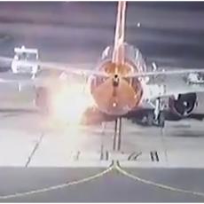 DRAMA NA AERODROMU: Zapalio se motor aviona sa 196 putnika i članova posade (VIDEO) 