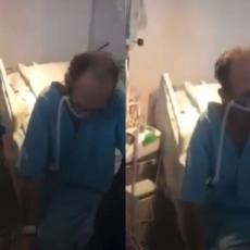 DRAMA U BRITANSKOJ BOLNICI: Muškarac upao u sobu i tražio da odvede zaraženog pacijenta, kaže da ne veruje u koronu (VIDEO)