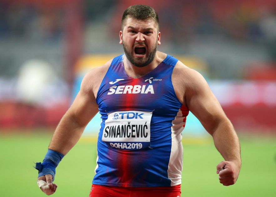 DRUGI REZULTAT NA PLANETI: Bacač kugle Armin Sinančević postavio rekord Srbije u dvorani