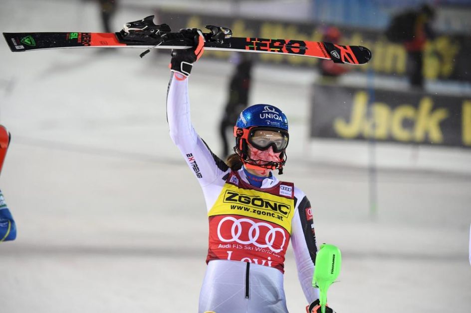 DRUGI TRIJUMF U DVA DANA: Nova pobeda Vlhove u slalomu u Leviju