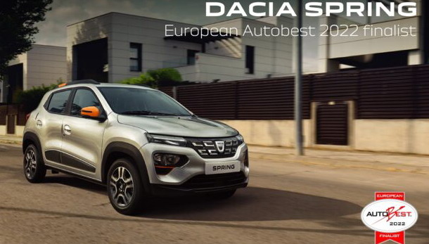 Dacia Spring u finalu za nagradu 2022 Auto Best