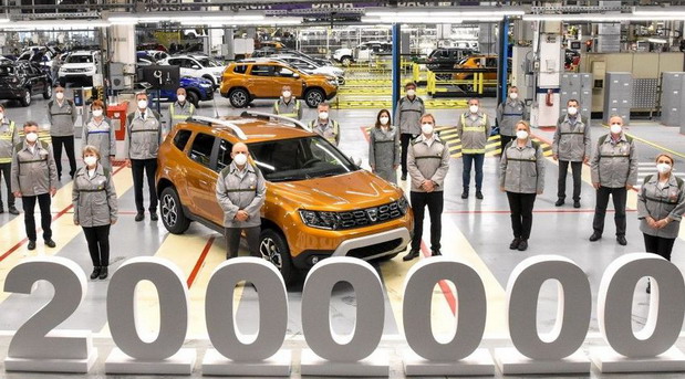 Dacia proizvela 2.000.000-ti Duster u Mioveni fabrici u Rumuniji