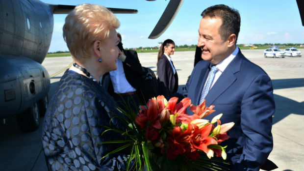 Dačić dočekao predsednicu Litvanije