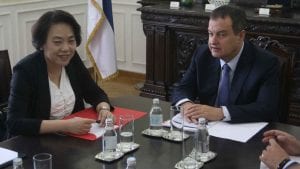Dačić i kineska ambasadorka Čen Bo: Nastavak podrške Kine Srbiji u međunarodnim odnosima