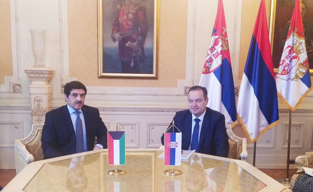 Dačić primio u oproštaju posetu ambasadora Kuvajta