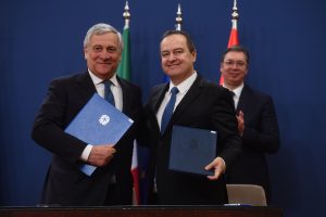 Dačić sa Tajanijem: Zajednička sednica dve vlade pružila bi novi zamah