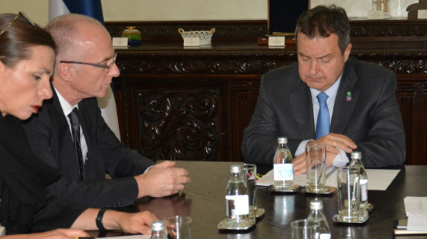Dačić sa ambasadorima Nemačke i Australije