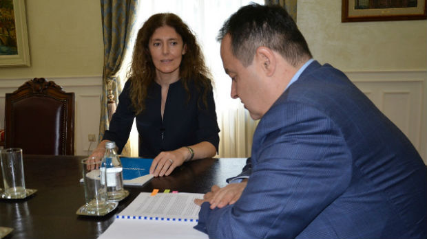 Dačić sa novom šeficom Kancelarije UNOPS-a u Beogradu