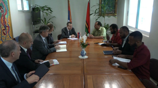 Dačić sa predsednikom Vanuatua