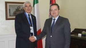 Dačić se sastao sa italijanskim senatorom Kazinijem i italijanskom delegacijom