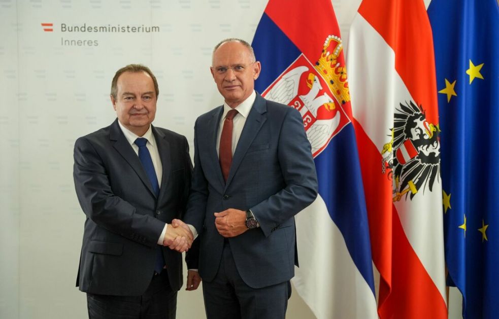 Dačić sa Karnerom o saradnji srpske i austrijske policije i kriznoj situaciji na Kosovu i Metohiji