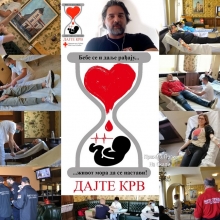 Dajte krv - svakodnevna akcija (hotel Zelengora, 8- 13:00)