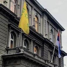 Danas je simbol časti: Na zgradi Predsedništva zastava sa Davidovom zvezdom (FOTO)