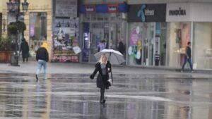Danas kiša i pljuskovi