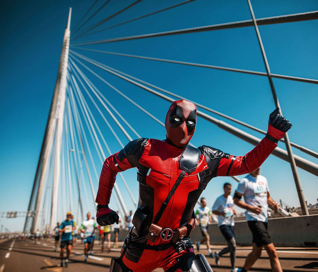 Deadpool trčao Beogradski maraton