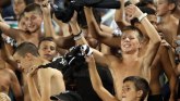 Deca na utakmici Partizana: Verni navijači ili politika, šta kaže Tviter