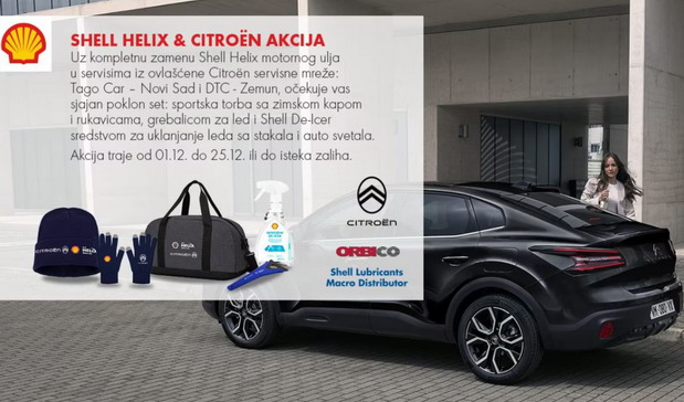 Decembarska Citroën i Shell Helix servisna akcija